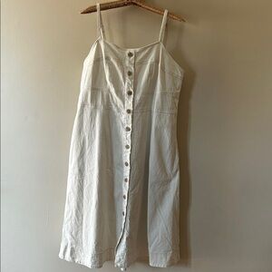 Universal thread Elegant White Button-Down denim dress size XXL